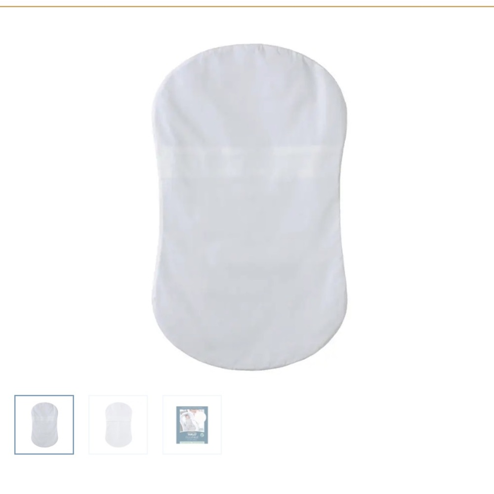 Set of 2 halo bassinet sheets